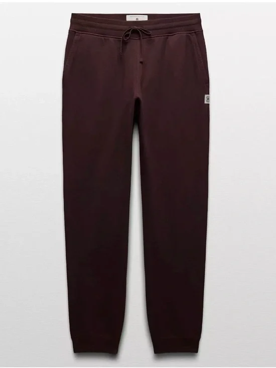 NWT Reigning Champ Men's Joggers Sweatpants Burgundy Sport Pants Large - Picture 5 of 15
